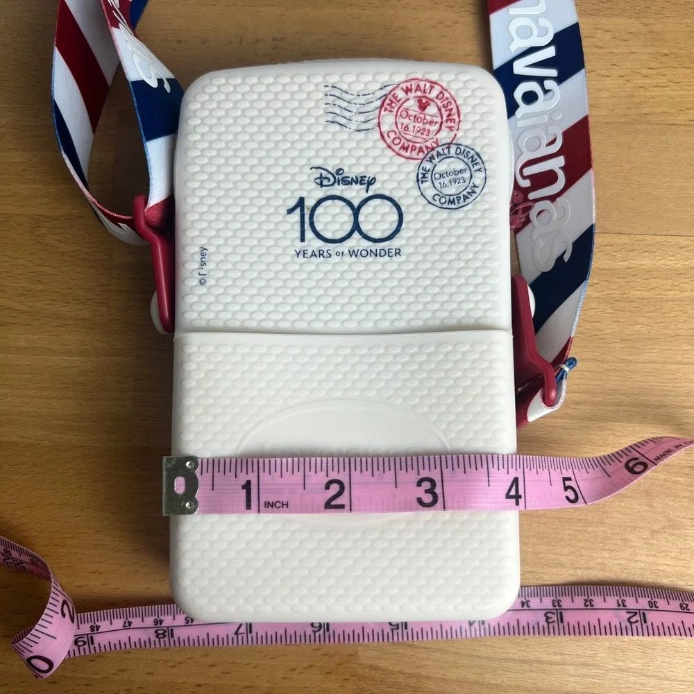RARE Disney 100 Years of Wonder Havianas Silicone Park‎ Street Bag Crossbody